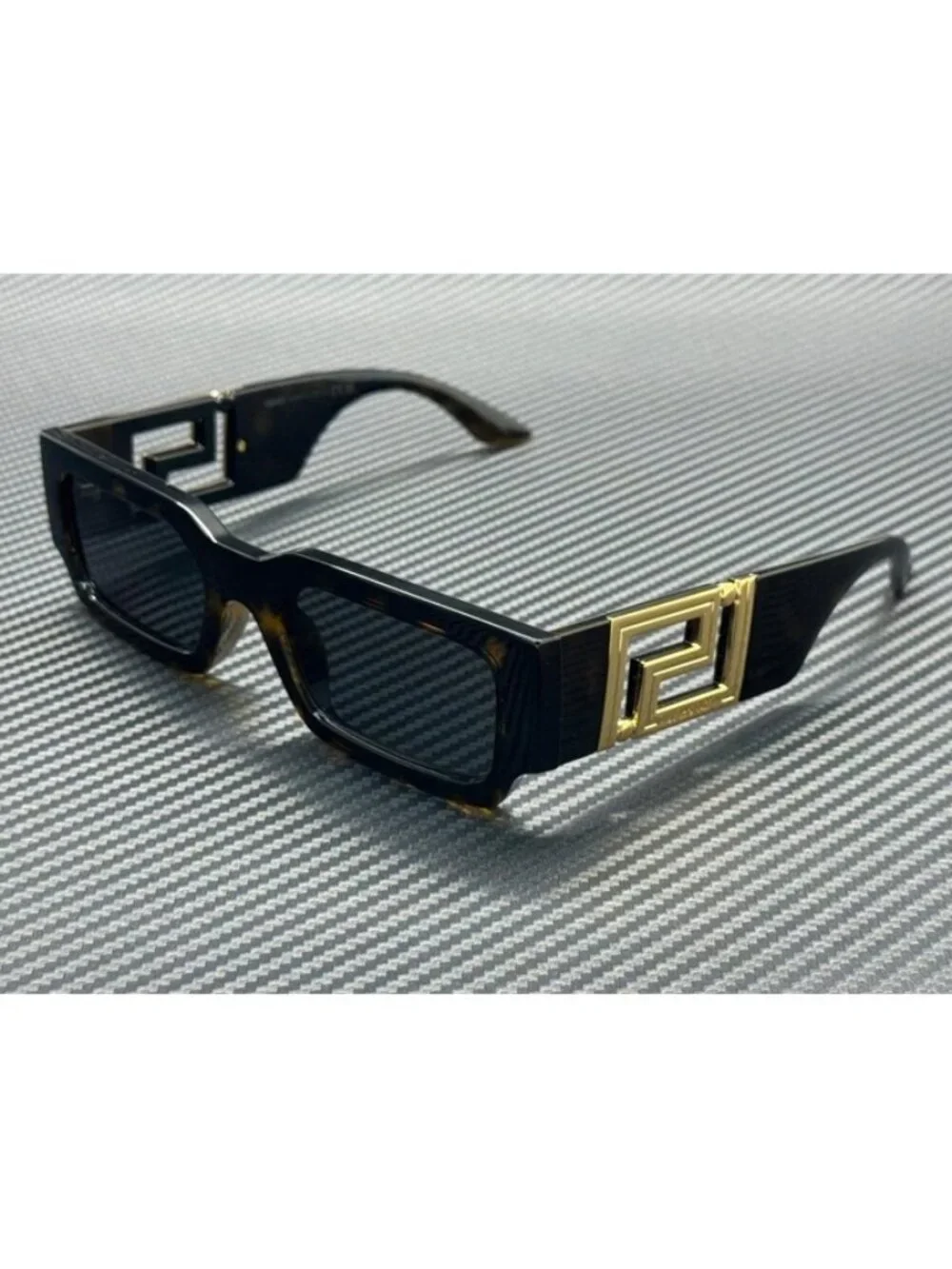 New Versace Men Havana Sunglasses 54-21-140